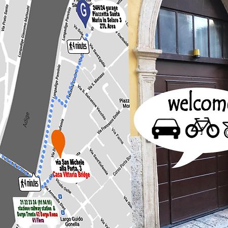 Casa Vittoria Bridge Acomodação com café da manhã Verona Exterior foto